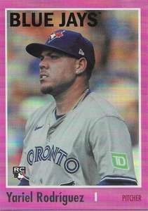 Tablero de aluminio rosa RC 2024 Topps Archives YARIEL RODRIGUEZ - TORONTO BLUE JAYS- #177 - Imagen 1 de 1
