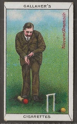 GALLAHER-SPORTS SERIES 1912-#018- CROQUET - VISCOUNT DONERAILE  - Image 1 of 2