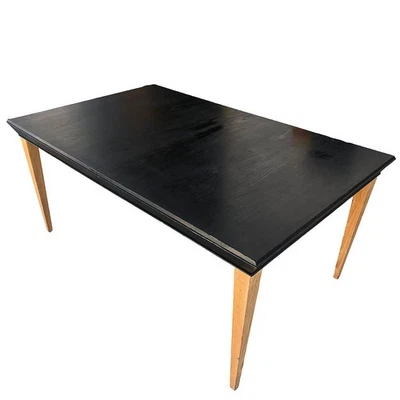 Rare MCM Maple Dining Table w/ Black Top by Douglas Snelling - Изображение 1 из 4