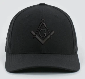 Freemasons 3D Puff raised Embroidered Baseball Cap Masonic Symbol Adjustable - Picture 1 of 15