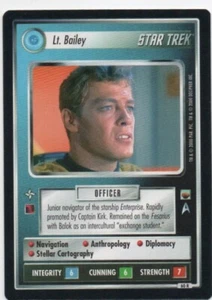 Star Trek CCG - Trouble With Tribbes - Lt Bailey #60 Rare - Picture 1 of 1