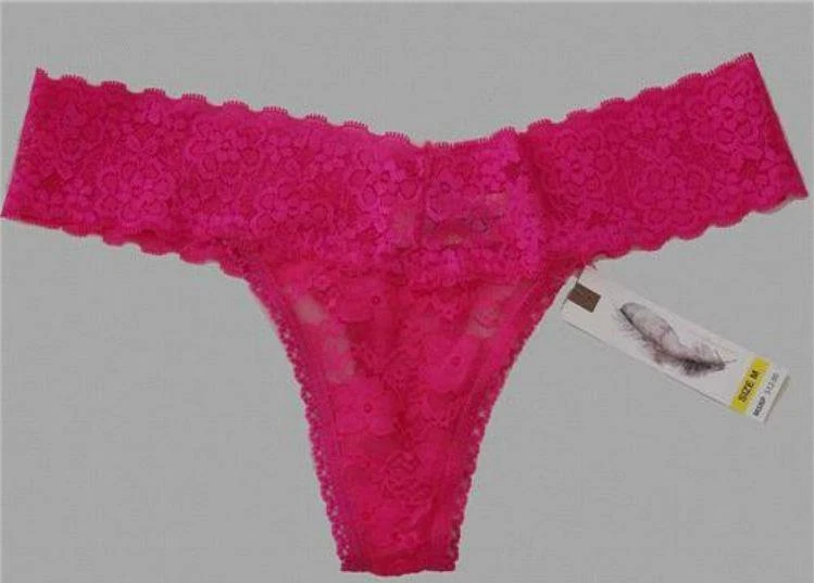 Hermosas bragas de encaje elásticas rosa intenso Jessica Simpson para mujer nuevas con etiquetas $12 * Foto 1 de 1