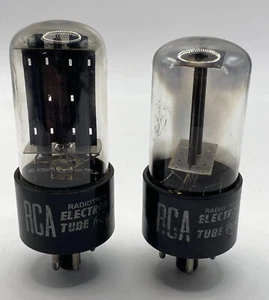 6W4GT x 2 - RCA Vacuum Tubes Amplifier - Ham Radio Valves - TESTED STRONG! - Picture 1 of 8