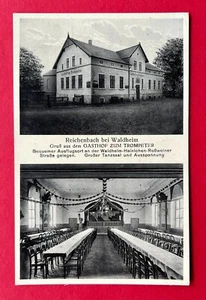 AK REICHENBACH bei Waldheim 1934 Gasthof zum Trompeter ( 154053 - Bild 1 von 2