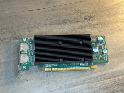 Matrox M9128-E1024LAF Low-Profile Dual DisplayPort 1GB DDR2 GPU - Image 1 of 4