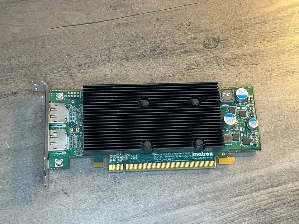 Matrox M9128-E1024LAF Low-Profile Dual DisplayPort 1GB DDR2 GPU - Image 1 of 4