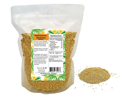 Organic Quinoa GOLD Whole Grain non GMO Bulk Vegan - Image 1 of 4
