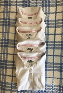 12 Girls White Uniform Polo Shirts, Size 7/8 - Picture 1 of 12