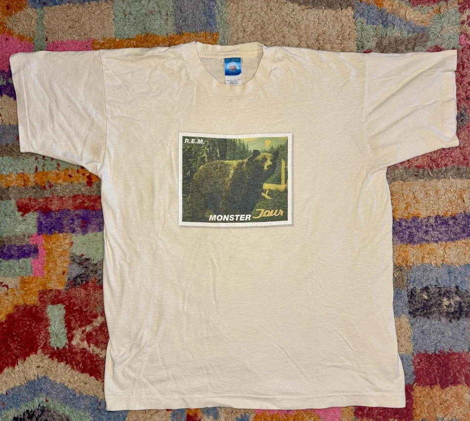 Vintage 1995 REM R.E.M. Monster Tour T Shirt Size X-Large - Image 1 of 4