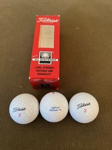 Titleist #2 DT Distance Golfball weiß mit Bartlett Nuclear Inc Logo neu im Karton - Bild 1 von 4