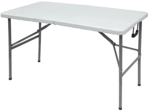Durable Blow Moulded Camping Party Event Caravan Folding Picnic Portable Table  - Picture 1 of 2