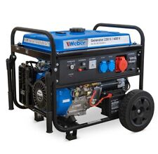Weber Benzin Generator Stromgenerator Stromerzeuger Aggregat 5500 W 230 V 400 V