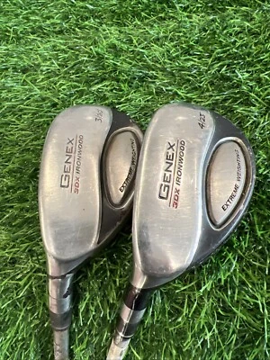 Nickent Golf GENEX 3DX IRONWOOD 3 & 4 HYBRID SET Left Handed Steel Regular Rust - Image 1 of 4