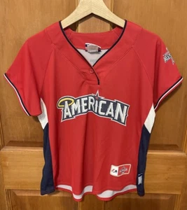 MLB Majestic Derek Jeter 2011 All Star Game American League Jersey Youth Large L - Picture 1 of 8