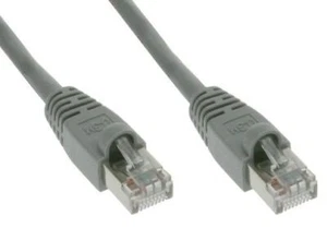 Cable de red cable de conexión CAT5e S-FTP RJ45 gris 0,30 m - Imagen 1 de 1