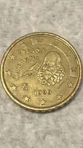 Seltene 10 Cent Euro Espana Cervantes 1999 - Bild 1 von 3