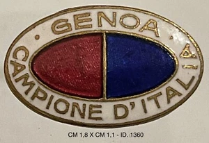 FUSSBALL GENUA ITALIENISCHER MEISTER ABZEICHEN SPORTVEREIN FOOTBALL CLUB - Bild 1 von 6