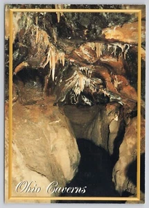 Postal OH West Liberty Ohio Caverns Crystal Sea - Imagen 1 de 2