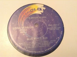 The Moody Blues - Blue World 12" single  Record Album - N Mint Condition - promo - Picture 1 of 1