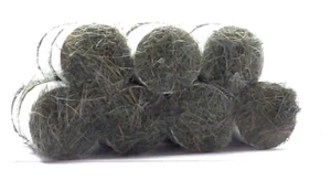 HO Scale Superior Scenics Stacked Round Plastic Wrapped Hay Bale Load - Picture 1 of 7