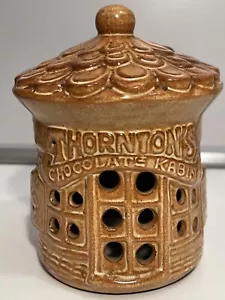 THORNTON’S CERAMIC CHOCOLATE KABIN MONEY BOX With Stopper. - Picture 1 of 10