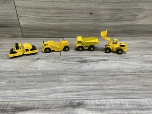 Vintage Hot Wheels Caterpillar Lot of 4, Loader, Truck, Roller, Earth Mover - Picture 1 of 6