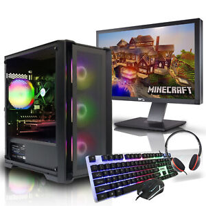 CiT Gaming Computer PC + 19'' Monitor Bundle i5 8GB RAM 1TB HDD W10 GT710 Nvidia