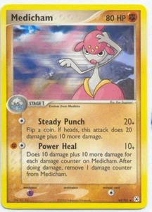 (pok-HL-042) Medicham (U) Pokemon EX Hidden Legends Card # 42 - Picture 1 of 1