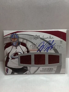 2007-08 Sweet Shot Rookie Jerseys Autographs #144 Tyler Weiman - Picture 1 of 2