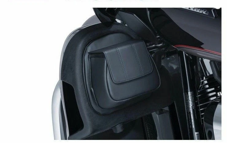 Carenado negro Kuryakyn carenado inferior puerta bolsillo Harley Touring Electra Glide Foto 1 de 1