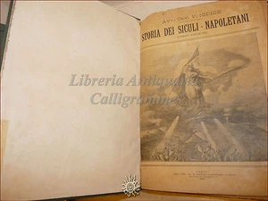 Vincenzo Iodice, STORIA DEI SICULI-NAPOLETANI 1910 Napoli con dedica Autore RARO - Foto 1 di 1