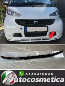Splitter für Smart 451 2007-2014 Spoiler Splitter Stoßstange vorne schwarz glänzend - Bild 1 von 8