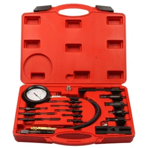 Engine Compression Tester Diesel Cylinder Pressure Detector Tool Kit - Picture 1 of 10