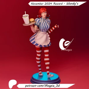 Wendy's Pin Up Girl Unpainted resin figure 1/24 scale / 75 mm - Picture 1 of 2