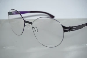NEW AUTHENTIC IC BERLIN MODEL  LISA P.  AUBERGINE CROCUS EYEGLASSES - Picture 1 of 6