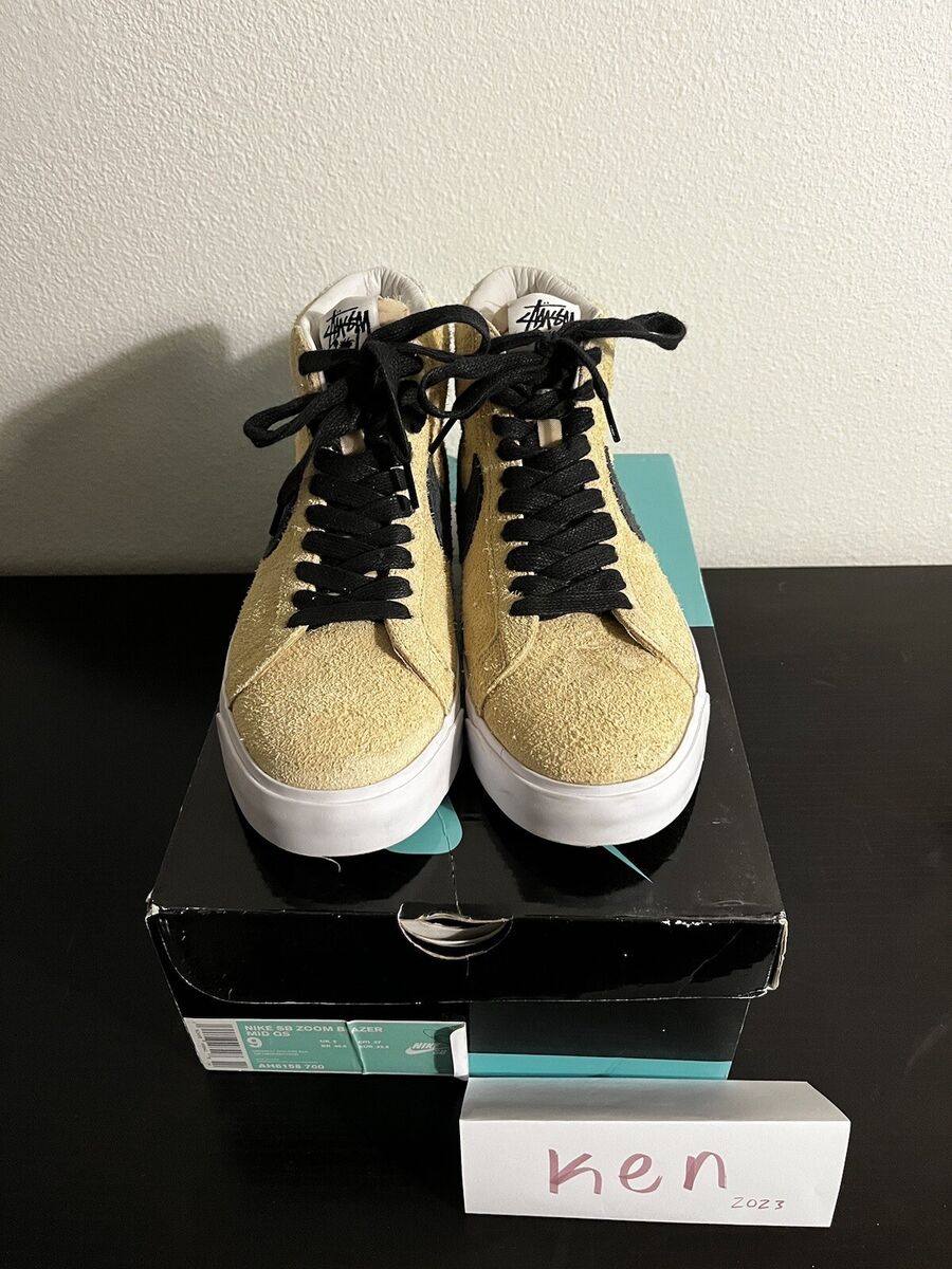Nike Stussy x Blazer SB Mid Midwest Gold for Sale Nike Stussy x Blazer SB Mid Midwest Gold for Sale