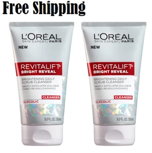 L'Oréal Paris Revitalift Bright Reveal Anti-Aging Facial Cleanser Glycolic (2PK) - Picture 1 of 5