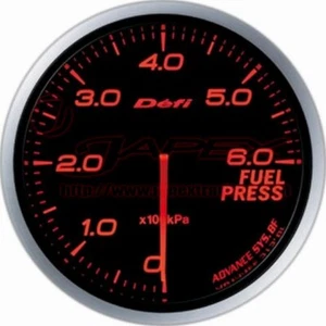 Medidor de enlace DEFI ADVANCE BF medidor de presión de combustible cara roja ámbar 60 mm DF10302 - Imagen 1 de 3