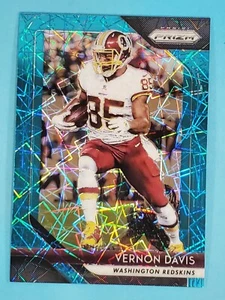 2018 Panini Prizm BLUE LAZER Vernon Davis Washington #3 - Picture 1 of 2