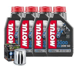 Cambio De Aceite Motul 3000 20W50 Harley Davidson XL1200S Sportster Sport 99>03 - Imagen 1 de 6