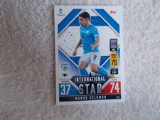 Match Attax 101 2022 UEFA Nations Finals "MANOR SOLOMON" #IS59 Star Trading Card