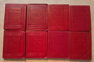 29 Little Luxart Red Leather Library Books Robert K Haas - Picture 1 of 4