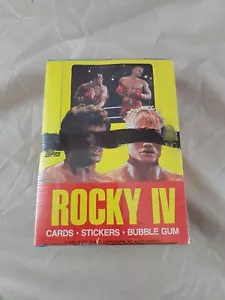 ROCKY IV 4 TRADING CARDS | 1985 BOX; TOPPS; MINOR BOX DAMAGE; 36 PACKS - Picture 1 of 3