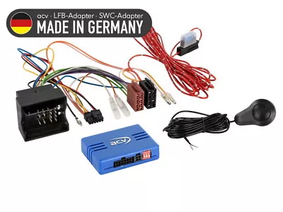 For BMW 3 Series E90 E91 Car Radio Adapter Steering Wheel Button Adapter PDC Parking Aid - Image 1 of 4