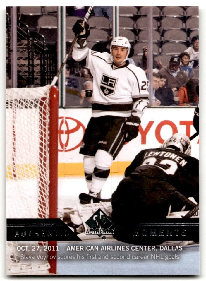 2013-14 SP Authentic Moments Slava Voynov #170 Los Angeles Kings - Image 1 of 2