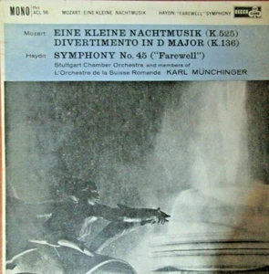 HAYDN - Sinfonía No. Disco LP de vinilo de 45-12". Auténtico y original - Imagen 1 de 6