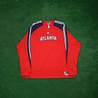 Atlanta Hawks Adidas Authentic On-Court Team Issued Player Red Shooting Shirt