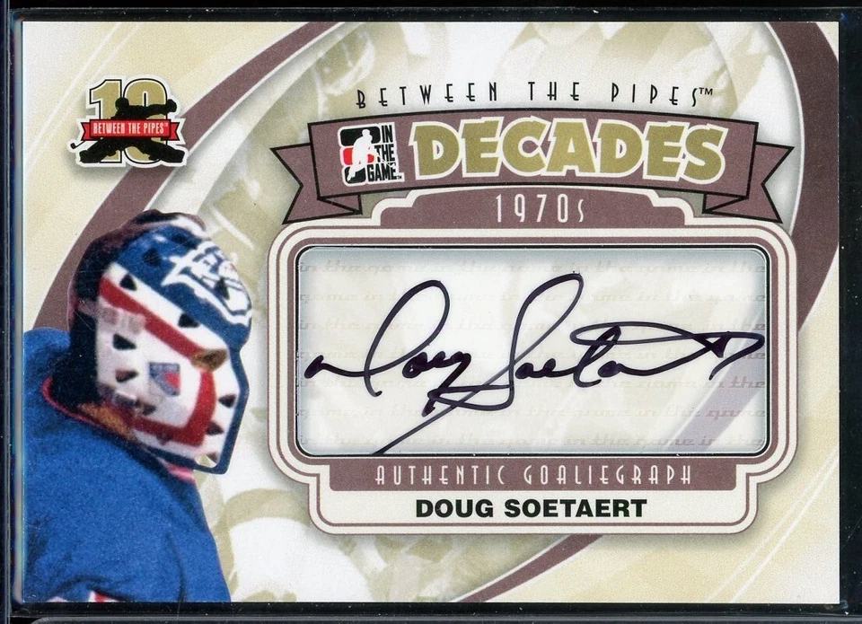 2011-12 ITG Between The Pipes Autographs #ADS Doug Soetaert - Image 1 of 2