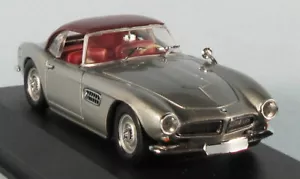 MINICHAMPS BMW 507 Cabrio Hard Top (Argento) Scala 1/43 Modello pressofuso NUOVO, RARO! - Foto 1 di 9