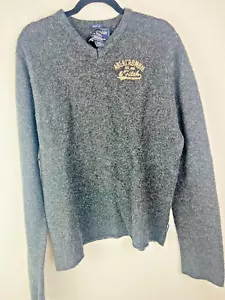 Vintage Abercrombie Fitch Sweater Mens XL Wool Y2K Pullover Muscle Knit Logo 90s - Picture 1 of 9
